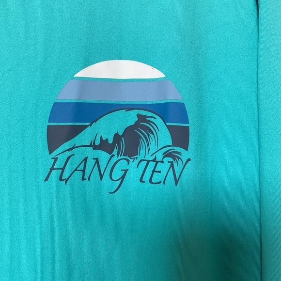 Hang Ten Men’s Long Sleeve Sun Tee UPF 50+ Graphic Beach Swim Vacation Size L - Picture 5 of 9
